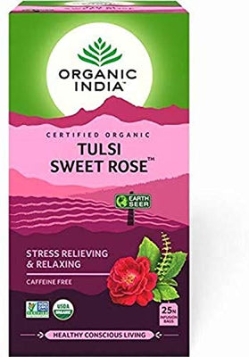 Organic India Organic Tulsi Sweet Rose Tea 25 Bags
