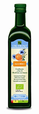 Crudigno Cold Pressed Flax Seed Oil With Orange 250ml