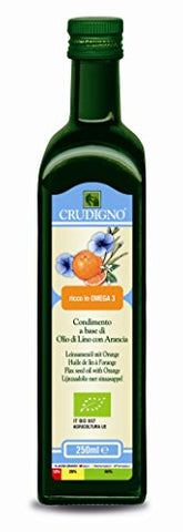 Crudigno Cold Pressed Flax Seed Oil With Orange 250ml