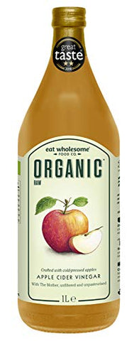 Eat Wholesome Organic Raw Apple Cider Vinegar With Mother 1L