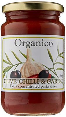 Organico Olive Chilli & Garlic Sauce 360g
