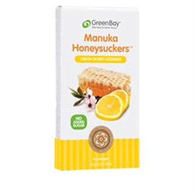 Green Bay Lemon Manuka Honey Lozenges 22g