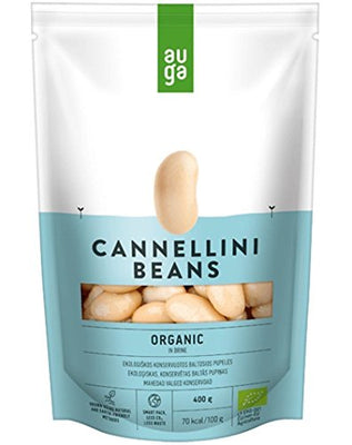 Auga Organic White Beans in Brine 400g