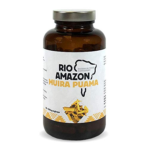 RIO AMAZON Muira Puama - For Men & Women - 120 - 500mg Vegicaps