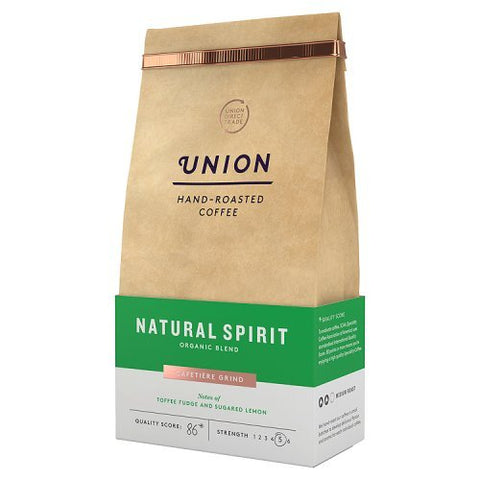 Union Coffee Natural Spirit Organic Blend Ground 200g