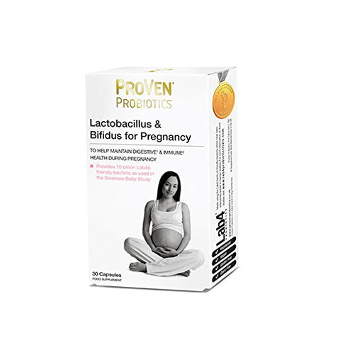 Proven Probiotics Lactobacillus & Bifidus for Pregnancy 30 Capsules
