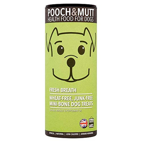 Pooch & Mutt Fresh Breath Hand-Baked Treats for Dogs 125g