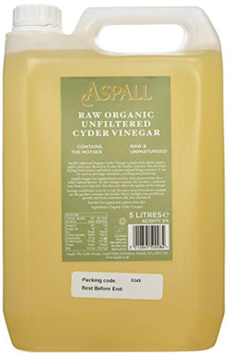 Aspall Raw Organic Unfiltered Cyder Vinegar 5 Litre