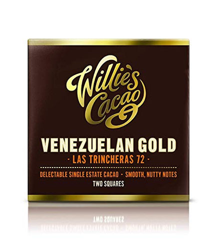 Willies Cacao 72% Venezuelan Las Trincheras Dark Chocolate