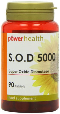 Power Health S.O.D. 5000 (Super Oxide Dismutase) 90s Tabs