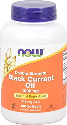 NOW Foods Black Currant Oil, 1000mg 100 softgels
