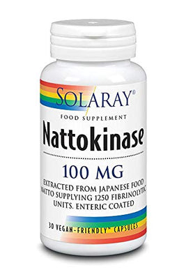 Solaray Nattokinase 100mg 30 Veg Capsules