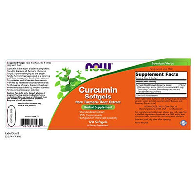 NOW Foods Curcumin 120 vcaps