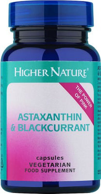 Higher Nature Astaxanthine and Blackcurrant 90 Capsules
