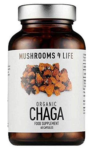 Mushrooms 4 Life Organic Chaga 60 Capsules
