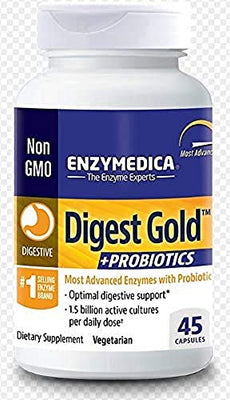 Enzymedica Digest Gold + Live Bacteria 45 Capsules