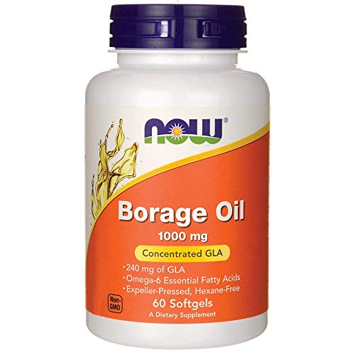 NOW Foods Borage Oil, 1000mg 60 softgels