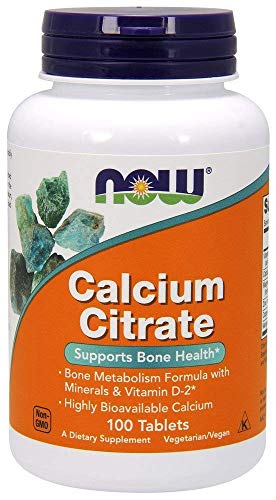 NOW Foods Calcium Citrate with Minerals & Vitamin D-2 100 tabs