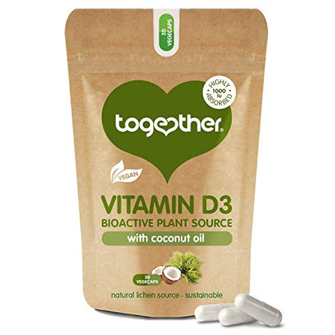 Together Vegan Vitamin D3 Food Supplement 30 Caps