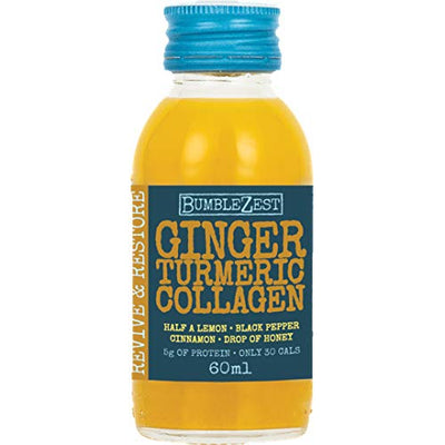 Bumblezest Revive & Restore Ginger Turmeric and Collagen Drink 60ml