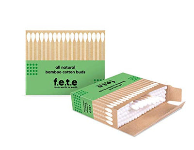 F.E.T.E Cotton & Bamboo Swabs 100Pieces