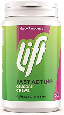 Lift Juicy Raspberry Fast Acting Glucose 50 Chews