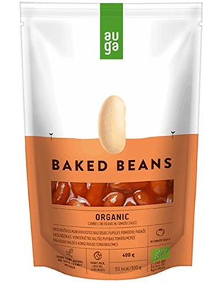 Auga Organic White Beans in Tomato Sauce 400g