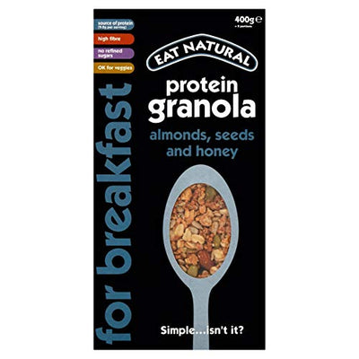 Eat Natural Protein Granola with Almonds Seeds and Honey 400g
