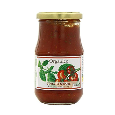 Organico Tomato & Basil Sauce From Tuscany - Organic 340g