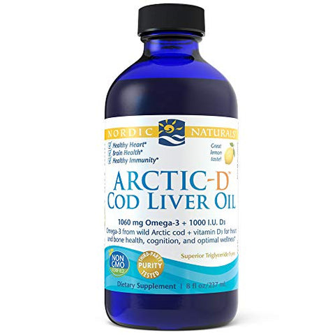 Nordic Naturals Arctic Cod Liver Oil 1060mg Strawberry 237ml