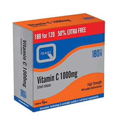 Quest Vitamin C 1000mg Timed Release 180 Tablets