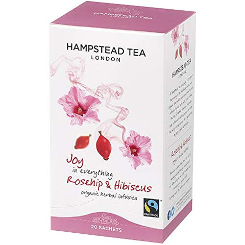 Hampstead Tea Joy In Everything Rosehip & Hibiscus Tea 20 Sachets
