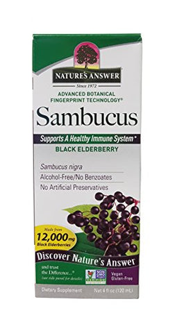 Natures Answer Sambucus (Black Elderberry) 120ml