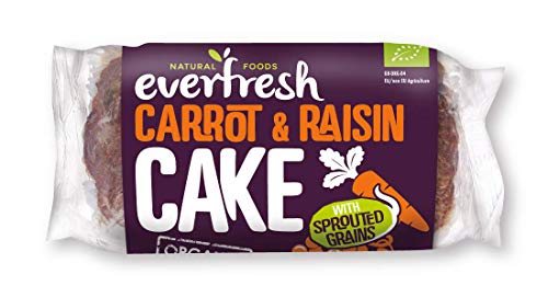Everfresh Organic Sprouted Carrot & Raisin Cake 350g