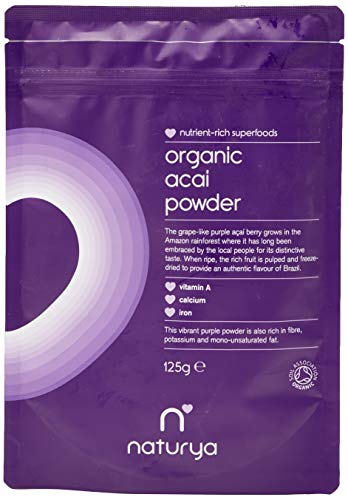 Naturya Organic Acai Powder 125 g Nutritional Power Food Pouch