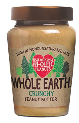 Whole Earth Peanut Butter - Crunchy Hi Oleic 340g