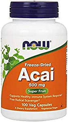 Now Foods Acai, 500mg - 100 vcaps