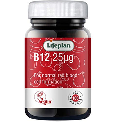 Lifeplan Vitamin B12 25mcg - 100 Tablets