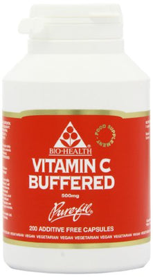 Bio-Health Buffered Vitamin C - 500mg Capsules - 200 Caps