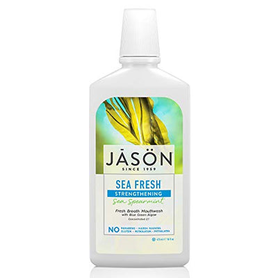 Jason Bodycare Sea Fresh Strengthening Sea Peppermint Mouthwash  480ml