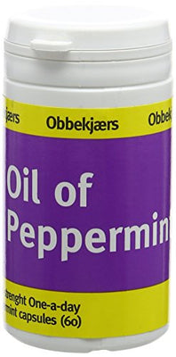 Obbekjaers 200mg Extra Strength One-a-Day Peppermint - Pack of 60 Capsules