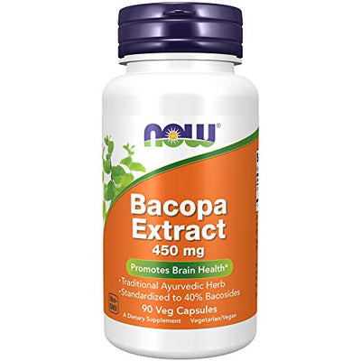 NOW FoodsBacopa Extract, 450mg  90 vcaps