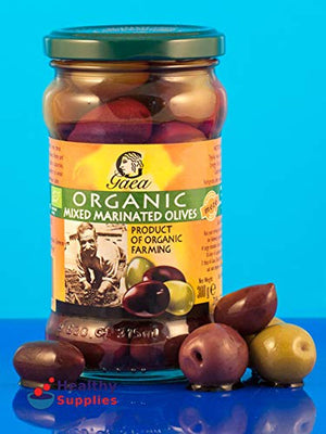 Gaea Organic Mixed Marinated Olives 290g