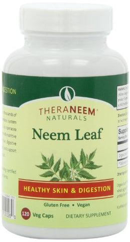 Theraneem Neem Leaf Vegan Fragrance Free 120vcaps