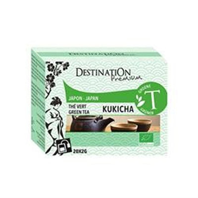 Destination Organic Japanese Kukicha Green Tea 20 Sachets