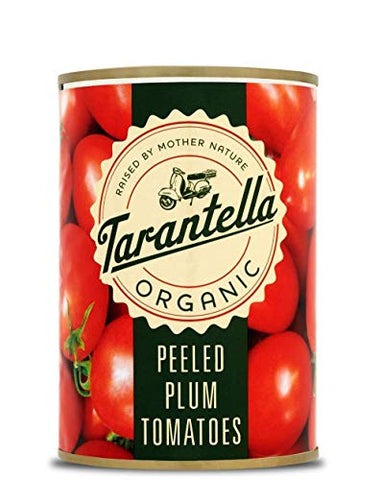Tarantella Organic Peeled Plum Tomatoes - BPA free 400g