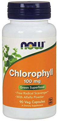 NOW Foods Chlorophyll, 100mg 90 vcaps