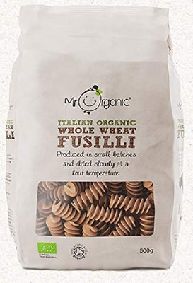 Mr Organic Whole Wheat Fusilli Pasta 500g