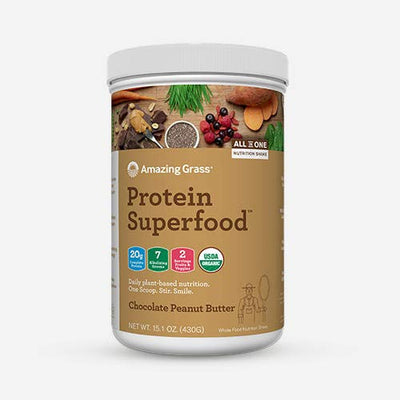 Amazing Grass Protein Superfood - Chocolate Peanut Butter 430g
