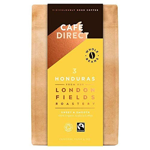 Cafedirect Honduras Organic FT Coffee Beans 200g